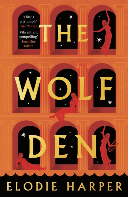 Book cover for "The Wolf Den" by Elodie Harper.