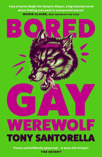 Book cover for Bored Gay Werewolf by Tony Santorella.