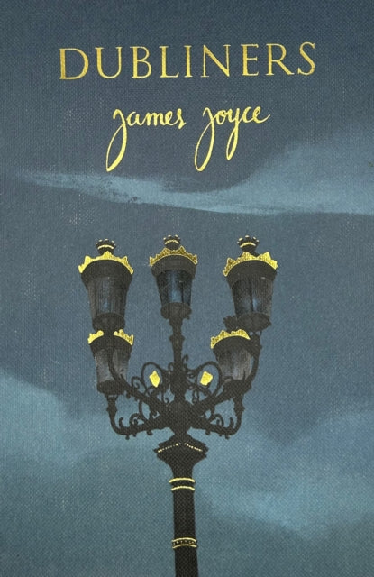 Dubliners by James Joyce book cover with a lamppost.