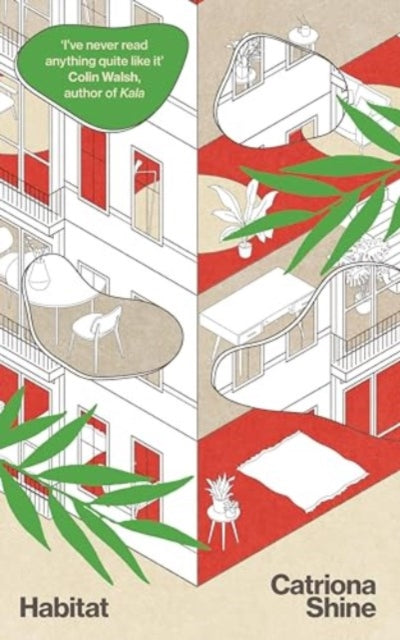 Book cover for Habitat by Catriona Shine with an illustration of apartment buildings.