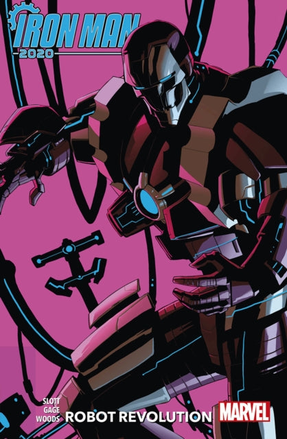 Iron Man 2020 Robot Revolution comic book cover featuring a robot.