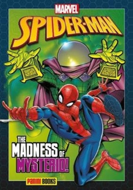 Spider-Man book cover featuring Spider-Man and Mysterio.