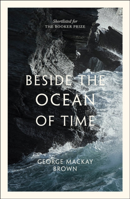 Beside the Ocean of Time book cover with waves and rocks.