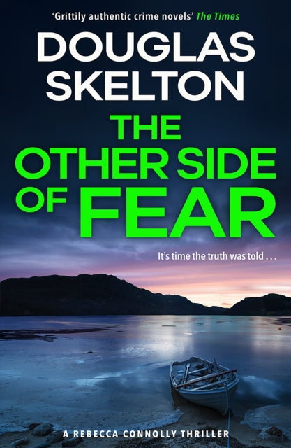 The Other Side of Fear book cover with a boat on a lake at sunset.