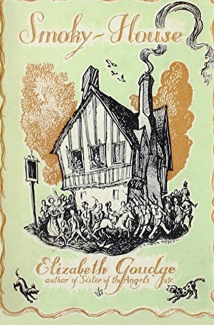 Smoky-House book cover with a drawing of a house and people.