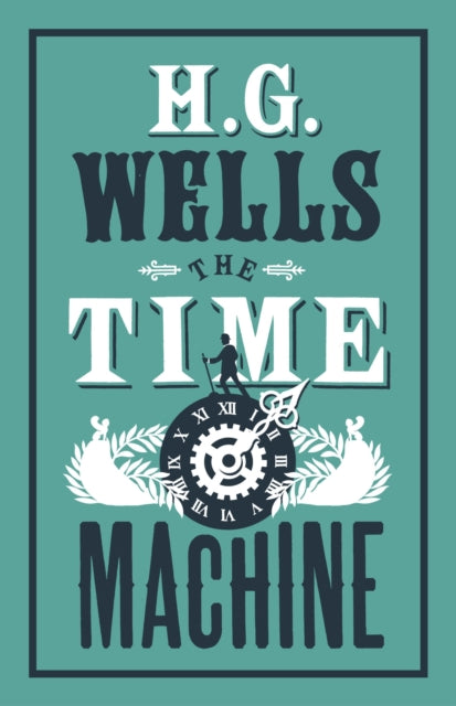 Book cover for "The Time Machine" by H.G. Wells.