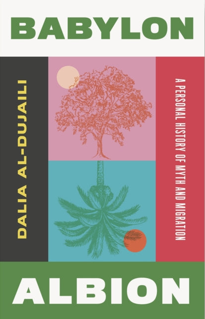 Babylon, Albion book cover with trees and text.