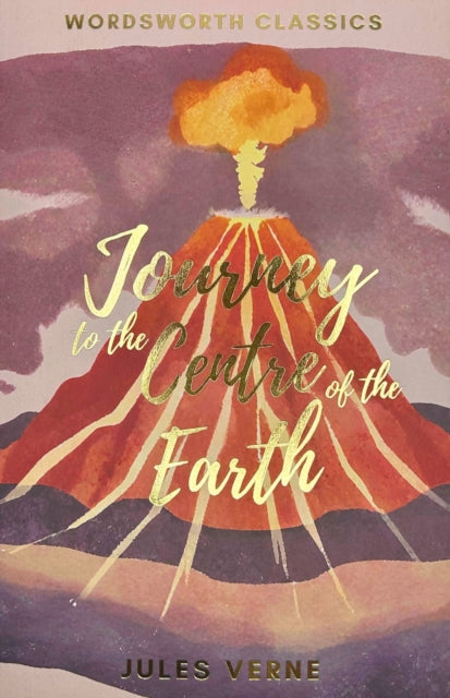 Book cover for Journey to the Centre of the Earth by Jules Verne.