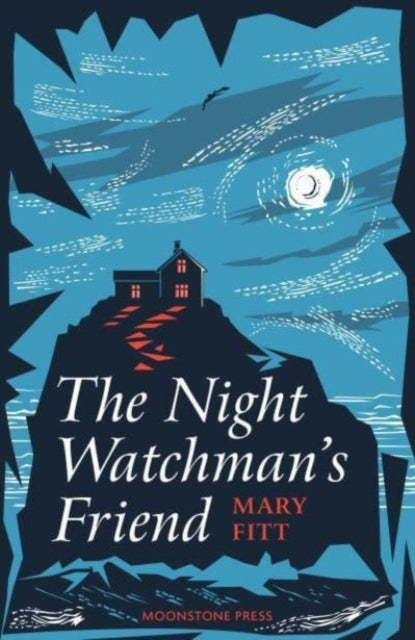 The Night Watchman's Friend book cover with a house on a cliff.