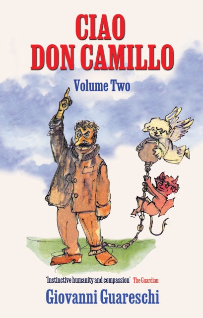 Ciao Don Camillo Volume Two book cover with a drawing of a man and two small figures.