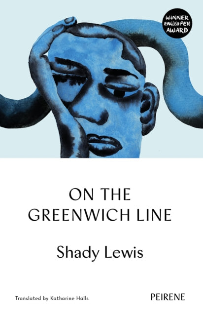 On the Greenwich Line book cover with blue abstract art.