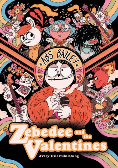 Zebedee and The Valentines graphic novel cover art.