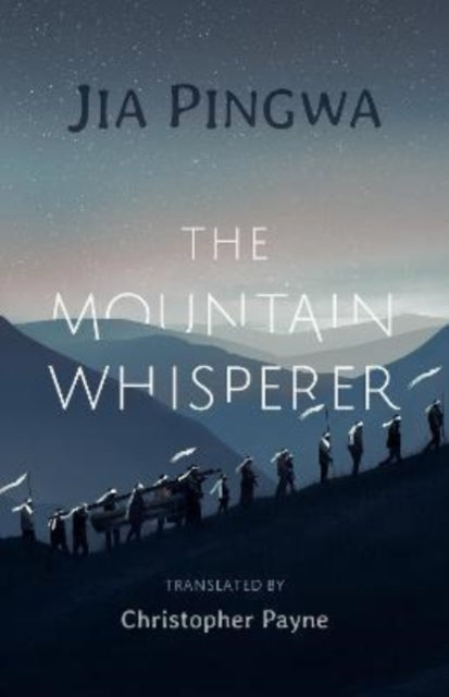 The Mountain Whisperer book cover with mountains and figures.
