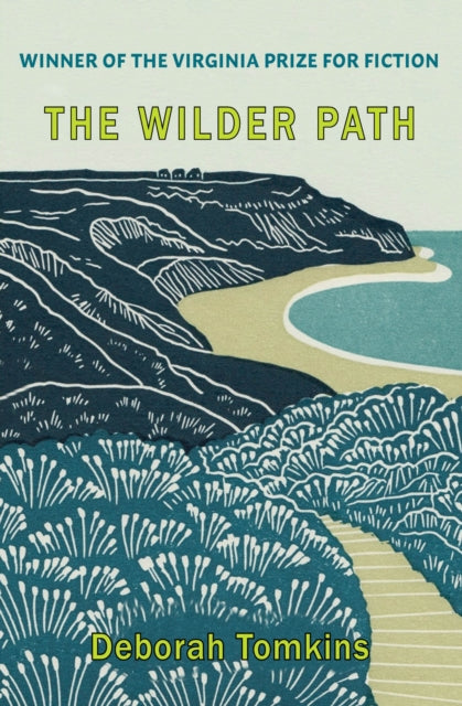 The Wilder Path book cover with a coastal landscape illustration.