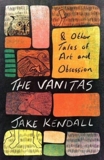 The Vanitas & Other Tales of Art and Obsession book cover with an owl and abstract art.