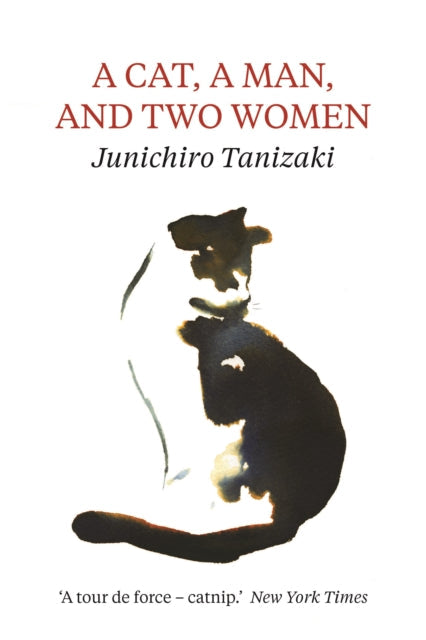 A Cat, A Man, And Two Women book cover with a watercolor painting of a cat.