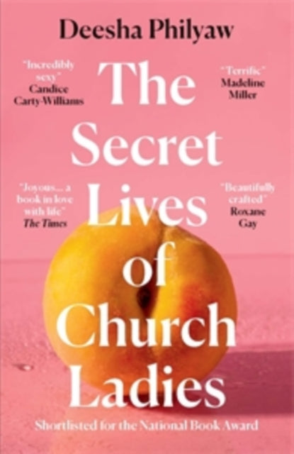 The Secret Lives of Church Ladies book cover with a peach.