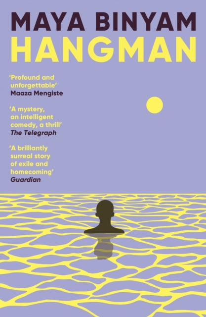 Hangman book cover with title and quotes.