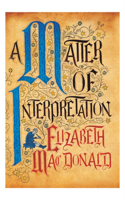 A Matter of Interpretation book cover with ornate calligraphy.