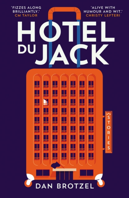 Hotel du Jack book cover featuring a suitcase shaped like a hotel.