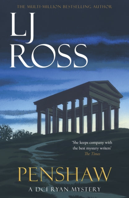 Penshaw: A DCI Ryan Mystery book cover featuring a classical building.