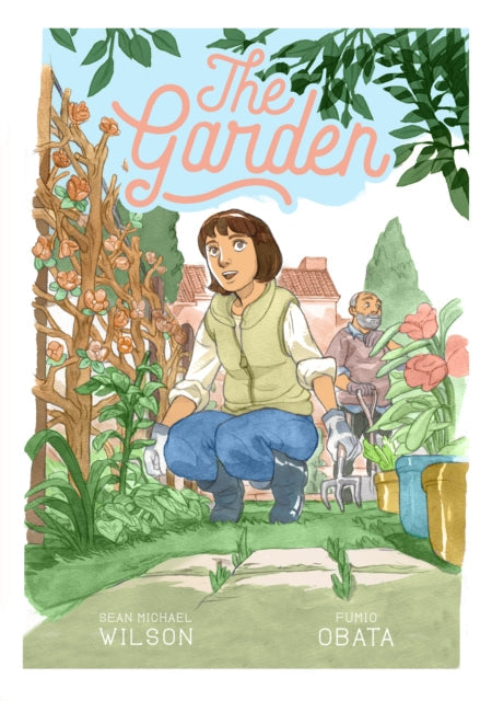 The Garden comic book cover features a young woman and an older man gardening.