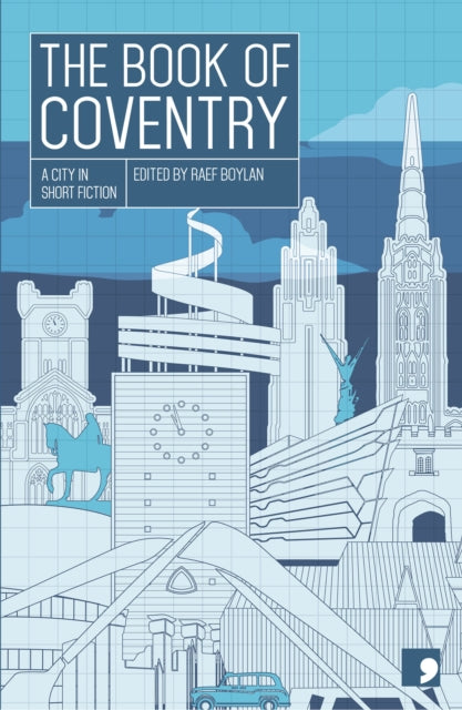 The Book of Coventry book cover with city skyline illustration.