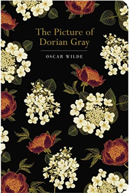 The Picture of Dorian Gray book cover with floral accents.