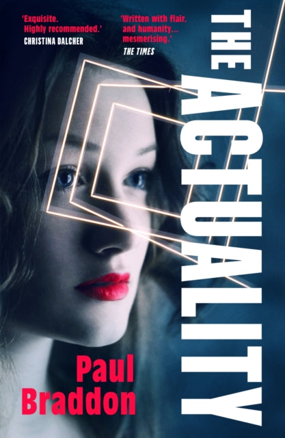 The Actuality book cover featuring a woman's face and title.