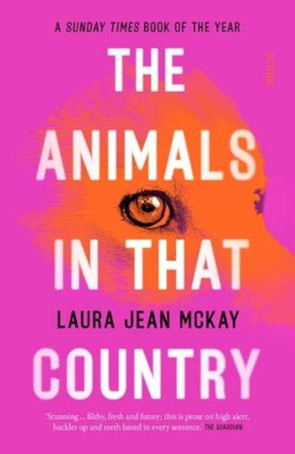 The Animals in That Country book cover with an animal's eye.