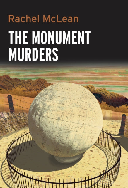 The Monument Murders book cover featuring a stone globe monument.