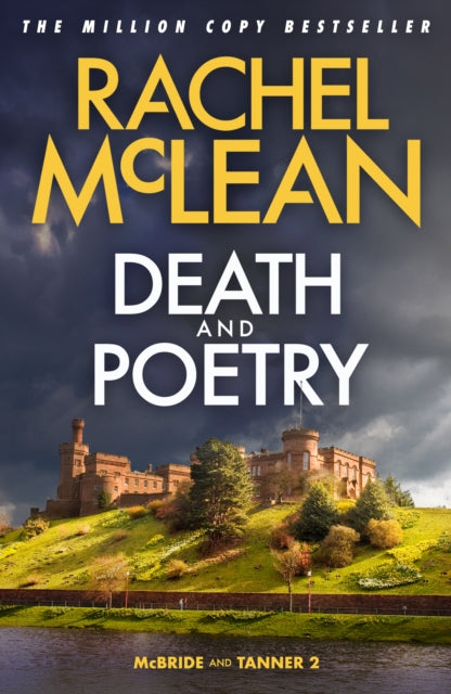 Death and Poetry book cover featuring a castle on a hill.