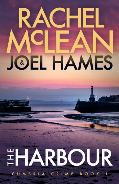 The Harbour book cover featuring a harbor at sunset.