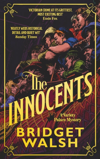The Innocents book cover featuring a Victorian crowd and title.