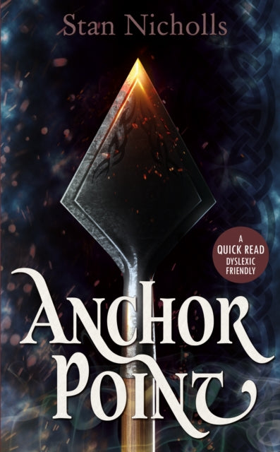 Anchor Point book cover featuring a spearhead and the author's name.