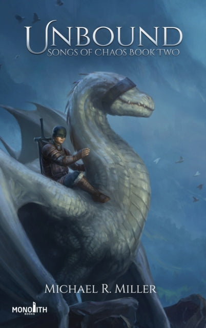 Unbound: A Dragon Rider Fantasy book cover featuring a rider on a dragon.
