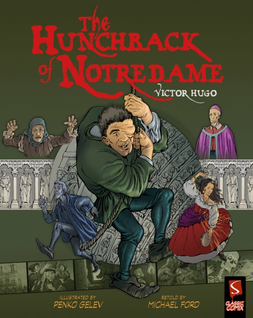 The Hunchback of Notre-Dame comic book cover featuring Quasimodo and other characters.