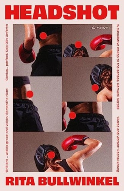 Headshot book cover featuring boxing imagery and text.