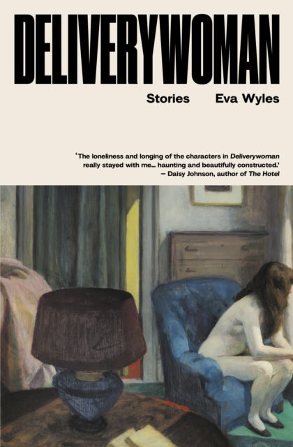 Deliverywoman by Eva Wyles book cover with a painting of a woman in a chair.