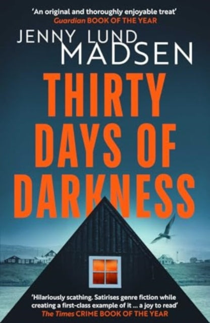 Thirty Days of Darkness book cover with dark house and bird.