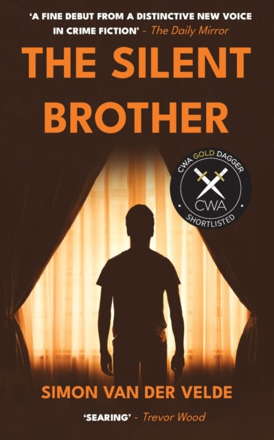 The Silent Brother book cover with a silhouette of a man.