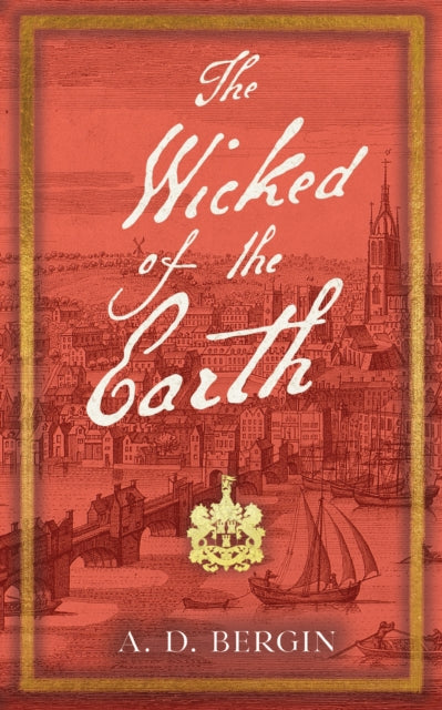 The Wicked of the Earth book cover with a red background and gold border.