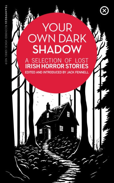 Your Own Dark Shadow book cover with a spooky house in a forest.