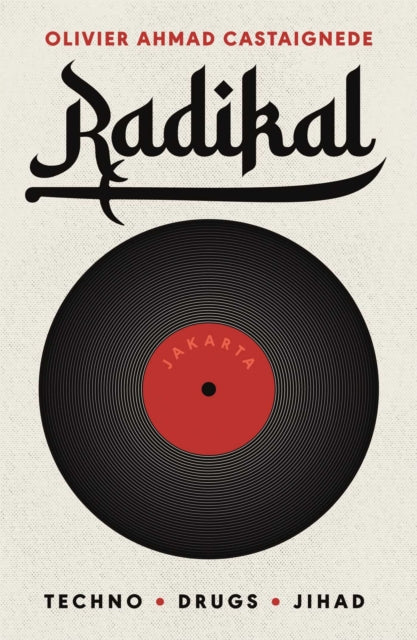 Radikal book cover with a vinyl record and text.