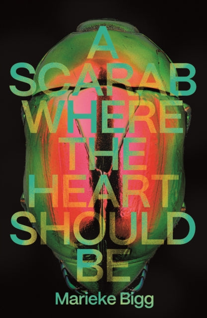 A Scarab Where the Heart Should Be book cover with a scarab beetle and text.