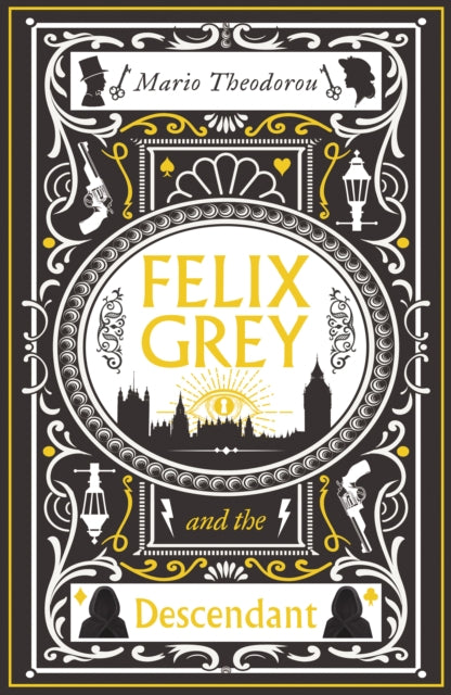 Felix Grey and the Descendant book cover with ornate design.