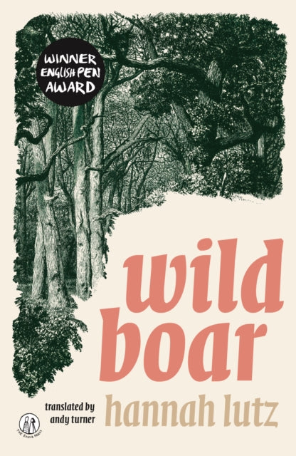 Book cover for Wild Boar by Hannah Lutz, featuring a forest illustration.