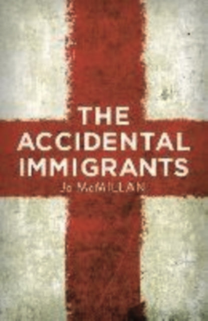 The Accidental Immigrants book cover with a red cross design.