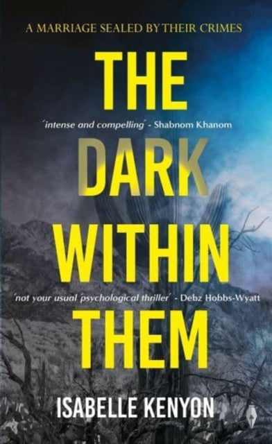 The Dark Within Them book cover with yellow text on a dark background.
