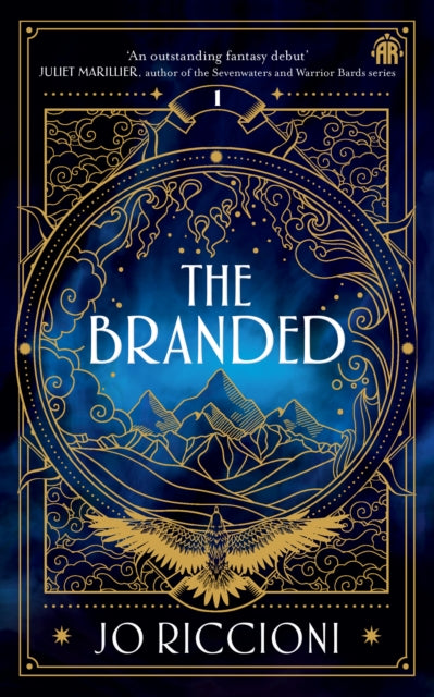 The Branded book cover featuring a golden eagle and mountains.